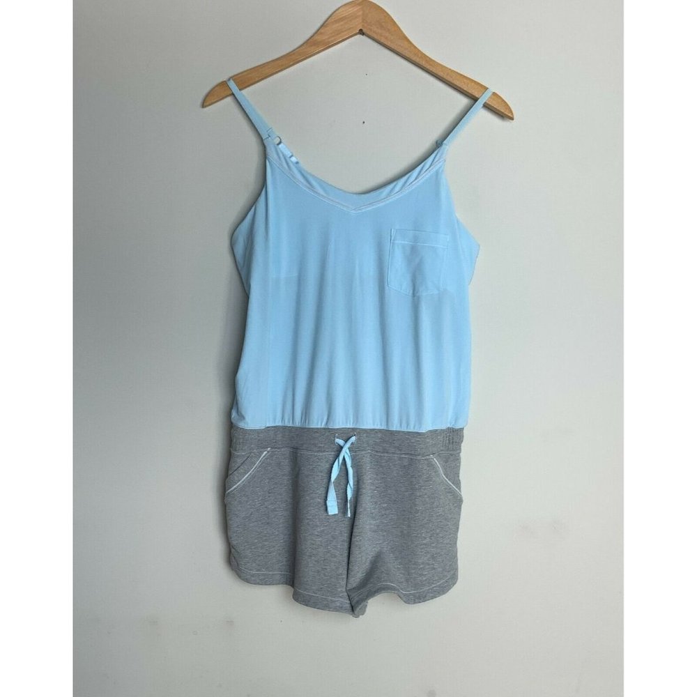 Ivivva Girls Romper Blue Gray 14 EUC